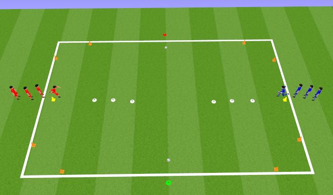 Football/Soccer Session Plan Drill (Colour): S3: Speed