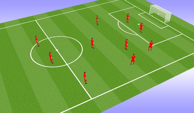 Football/Soccer Session Plan Drill (Colour): Animation 1