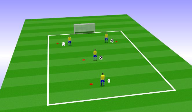 Football/Soccer Session Plan Drill (Colour): TP11 #Passing