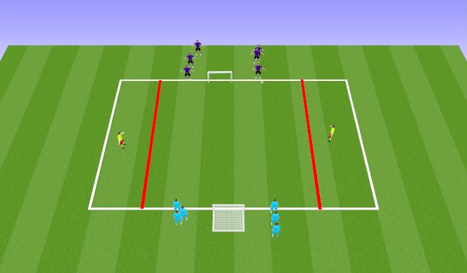 Football/Soccer Session Plan Drill (Colour): Expanded Small Activity