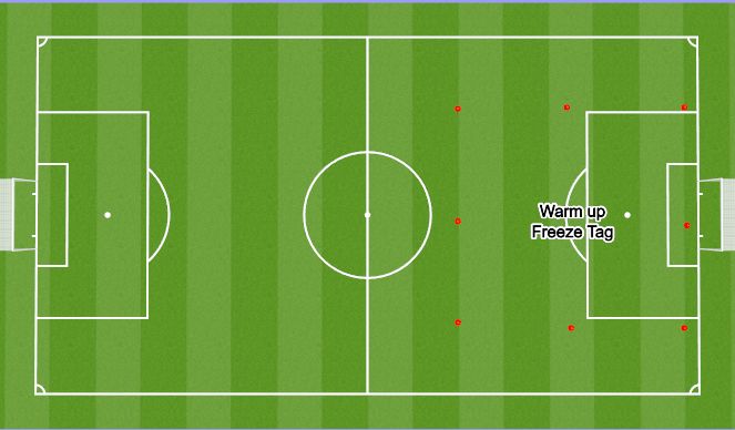 Football/Soccer Session Plan Drill (Colour): Set Up