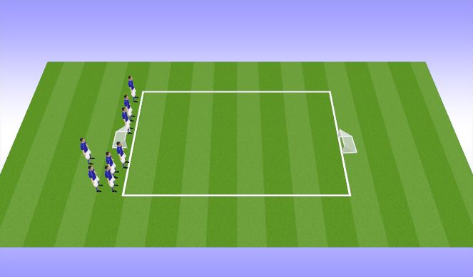 Football/Soccer Session Plan Drill (Colour): Changing Direction