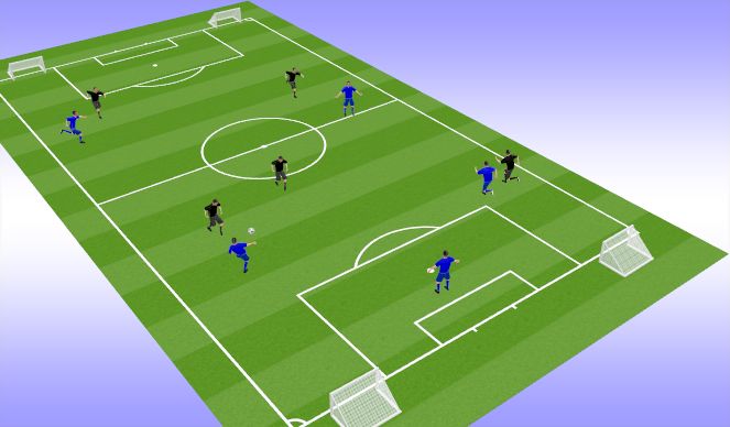 Football/Soccer Session Plan Drill (Colour): Screen 1