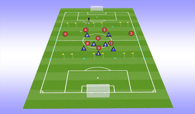 Football/Soccer Session Plan Drill (Colour): Screen 1