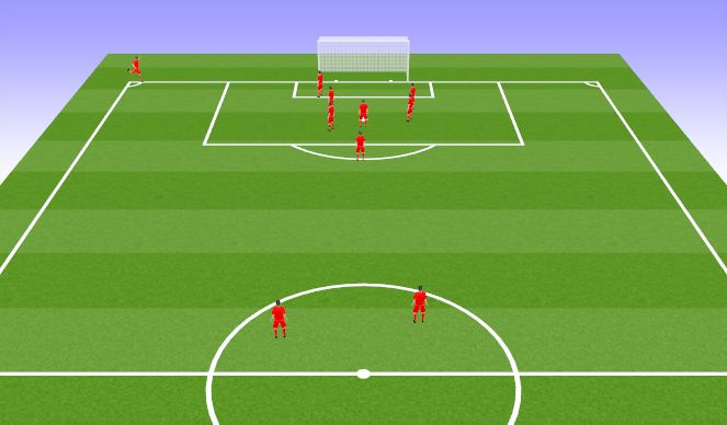 Football/Soccer Session Plan Drill (Colour): Animation 1