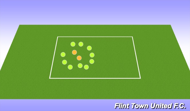 Football/Soccer Session Plan Drill (Colour): Arrival / Warm Up