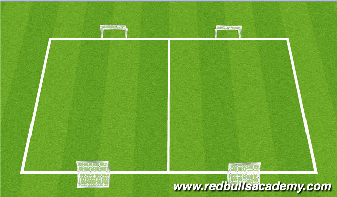 Football/Soccer Session Plan Drill (Colour): Small Sided Game