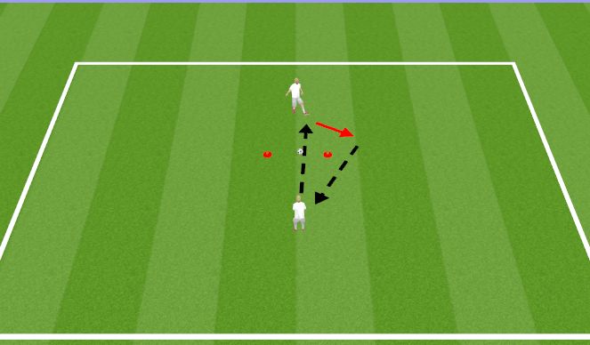 Football/Soccer Session Plan Drill (Colour): Ball movement Warm Up