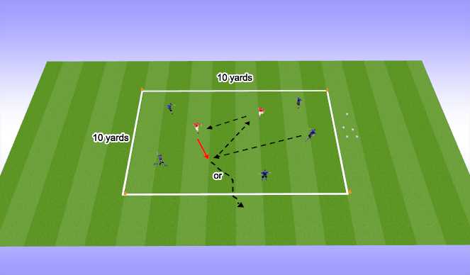 Football/Soccer Session Plan Drill (Colour): Warm Up