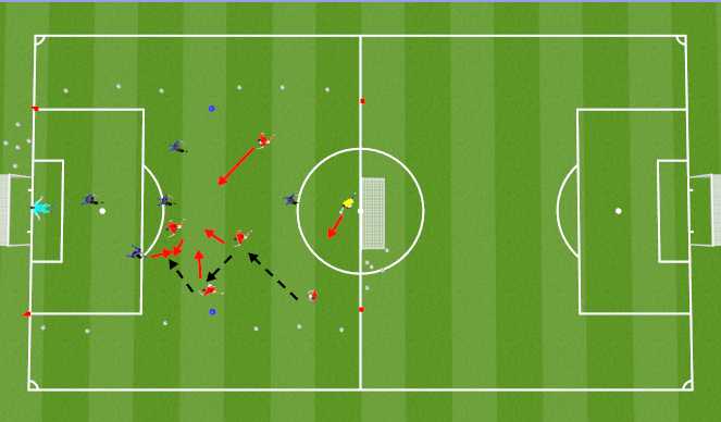 Football/Soccer Session Plan Drill (Colour): Global