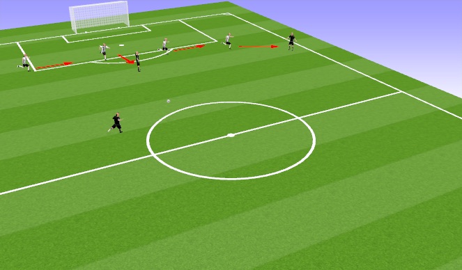 Football/Soccer Session Plan Drill (Colour): Slide Right