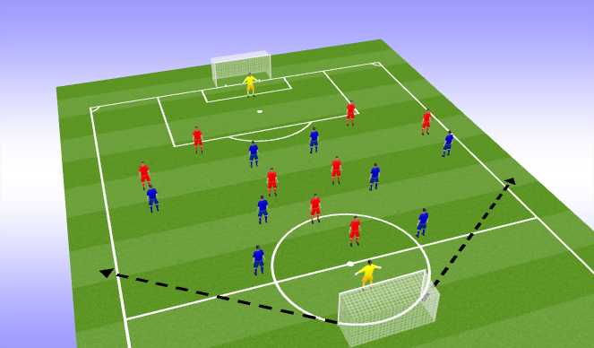 Football/Soccer Session Plan Drill (Colour): SSG