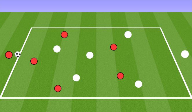 Football/Soccer Session Plan Drill (Colour): Animation 2