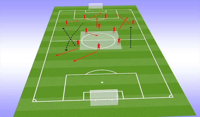 Football/Soccer Session Plan Drill (Colour): Screen 2