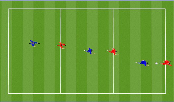 Football/Soccer Session Plan Drill (Colour): Animation 2