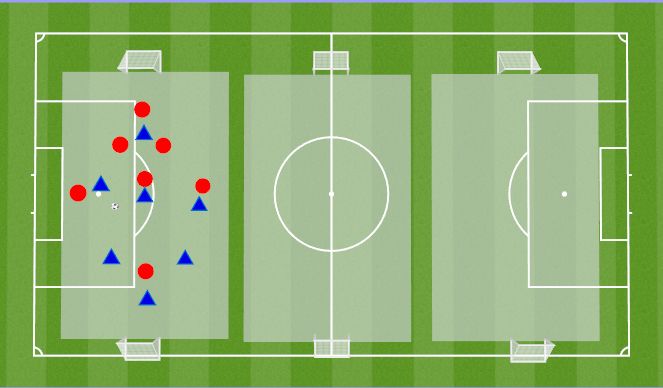 Football/Soccer Session Plan Drill (Colour): 7 v 7 Maintanance