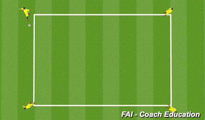 Football/Soccer Session Plan Drill (Colour): Animation 1