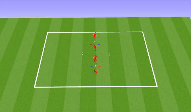 Football/Soccer Session Plan Drill (Colour): #1