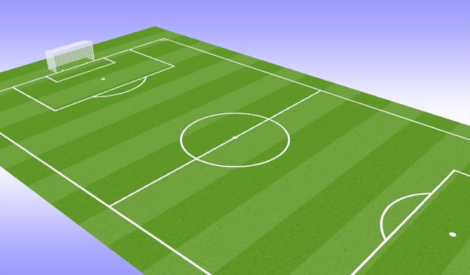 Football/Soccer Session Plan Drill (Colour): Warm Up