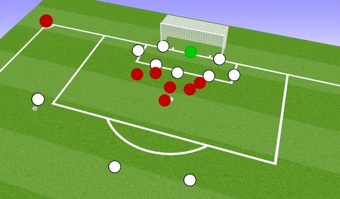 Football/Soccer Session Plan Drill (Colour): Animation 1