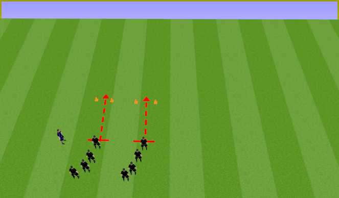 Football/Soccer Session Plan Drill (Colour): Hüpped ja sprint