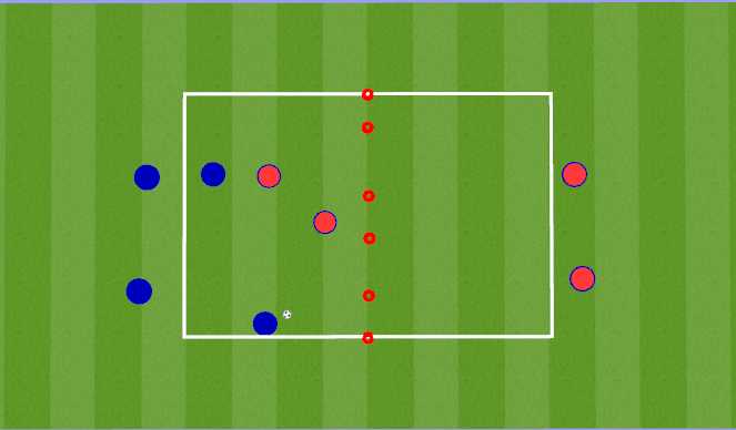 Football/Soccer Session Plan Drill (Colour): 2v2