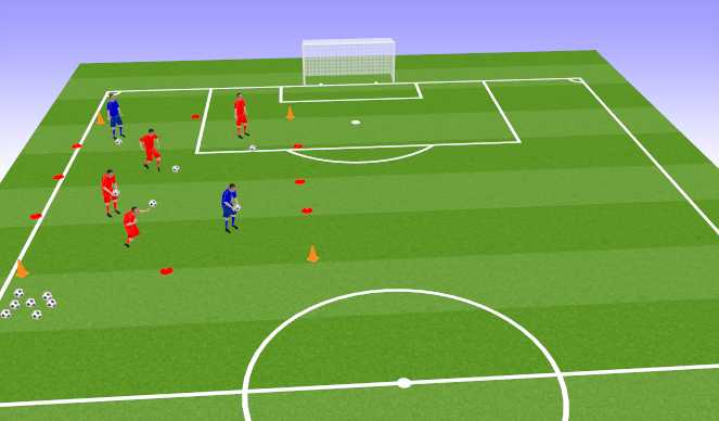 Football/Soccer Session Plan Drill (Colour): Arrival Activity Juggling