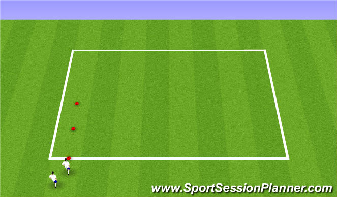 Football/Soccer Session Plan Drill (Colour): Technical Warmup