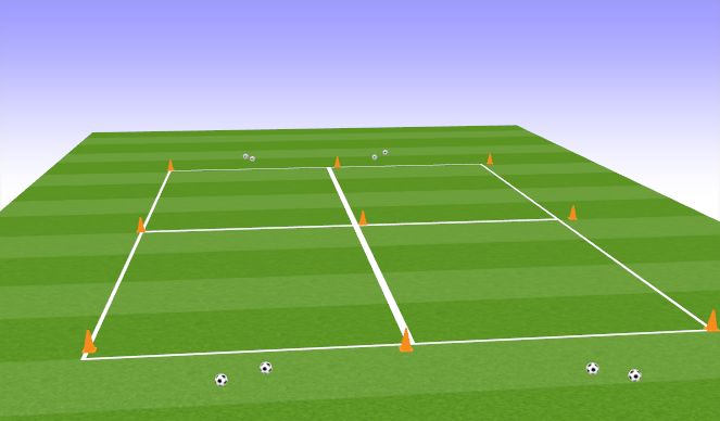 Football/Soccer Session Plan Drill (Colour): INTRO/FRAME