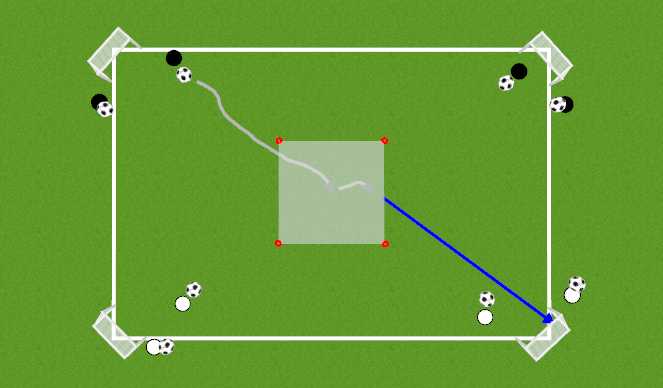 Football/Soccer Session Plan Drill (Colour): Shooting Warm Up 