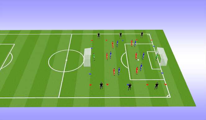 Football/Soccer Session Plan Drill (Colour): Screen 4