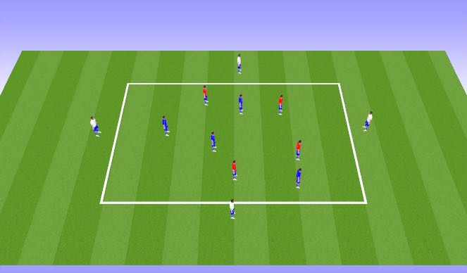 Football/Soccer Session Plan Drill (Colour): Screen 3