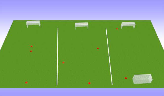 Football/Soccer Session Plan Drill (Colour): Varied angles 1v1