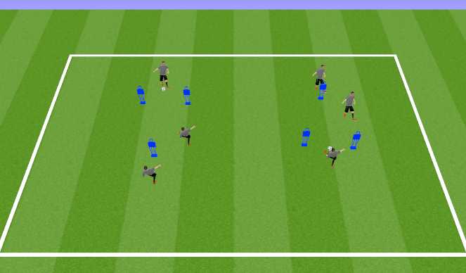 Football/Soccer Session Plan Drill (Colour): Screen 1