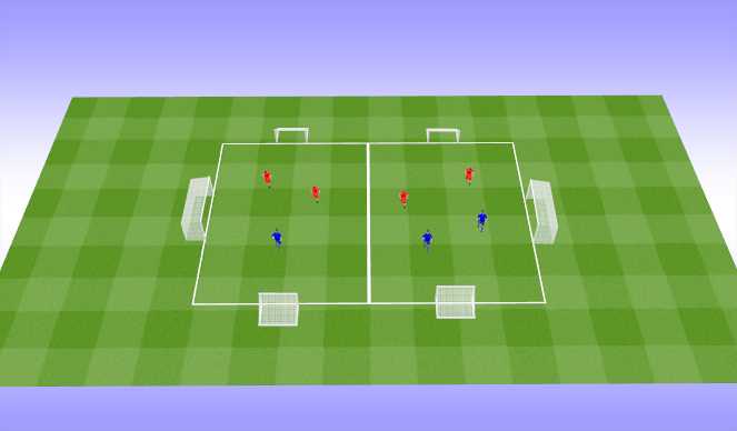 Football/Soccer Session Plan Drill (Colour): Field Set Up/Arrival Activity