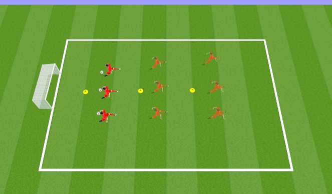 Football/Soccer Session Plan Drill (Colour): Mesh