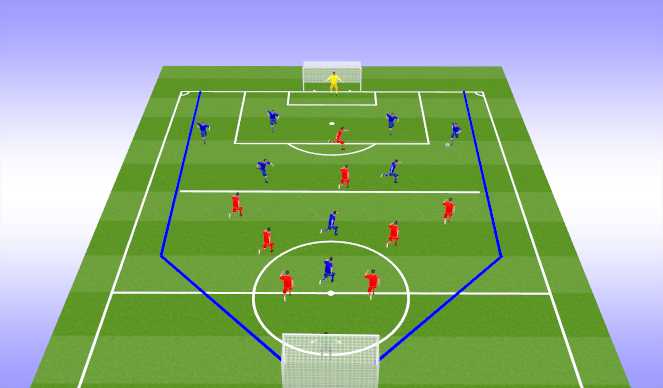 Football/Soccer Session Plan Drill (Colour): SSG