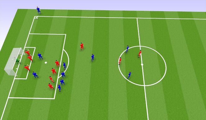 Football/Soccer Session Plan Drill (Colour): Animation 1