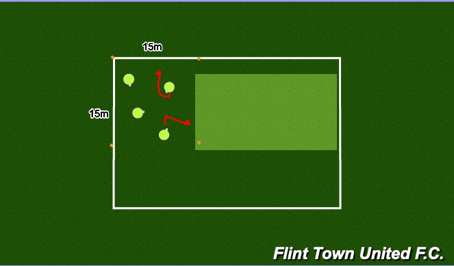 Football/Soccer Session Plan Drill (Colour): Ball Mastery