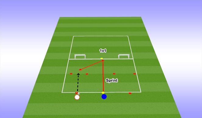 Football/Soccer Session Plan Drill (Colour): Screen 1