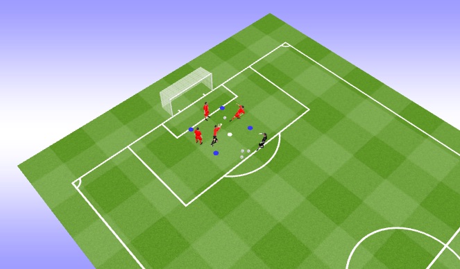 Football/Soccer Session Plan Drill (Colour): Rondo