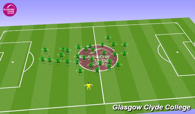 Football/Soccer Session Plan Drill (Colour): cool down 