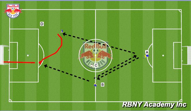 Football/Soccer Session Plan Drill (Colour): Warm Up