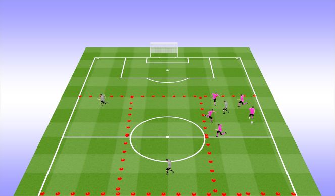 Football/Soccer Session Plan Drill (Colour): Screen 2