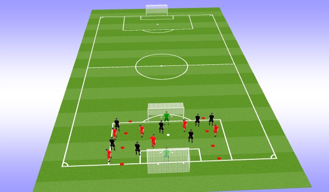 Football/Soccer Session Plan Drill (Colour): Screen 1