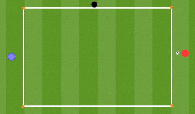 Football/Soccer Session Plan Drill (Colour): Line-Ball