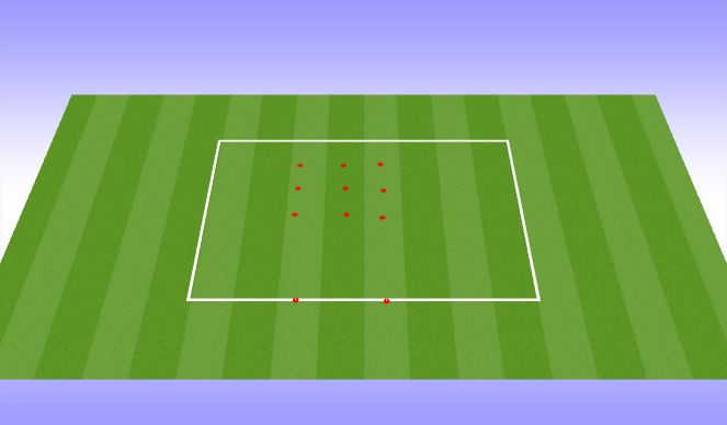 Football/Soccer Session Plan Drill (Colour): Warm Up 1