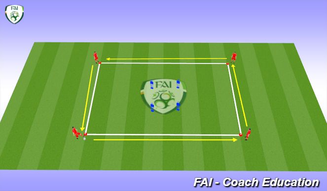 Football/Soccer Session Plan Drill (Colour): Screen 1