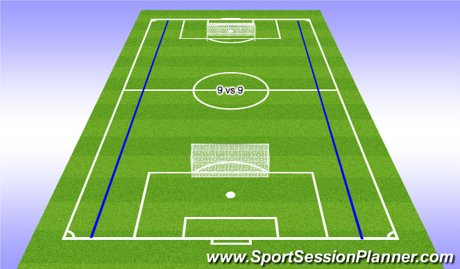 Football/Soccer Session Plan Drill (Colour): Stage 4