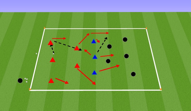 Football/Soccer Session Plan Drill (Colour): Main Activity